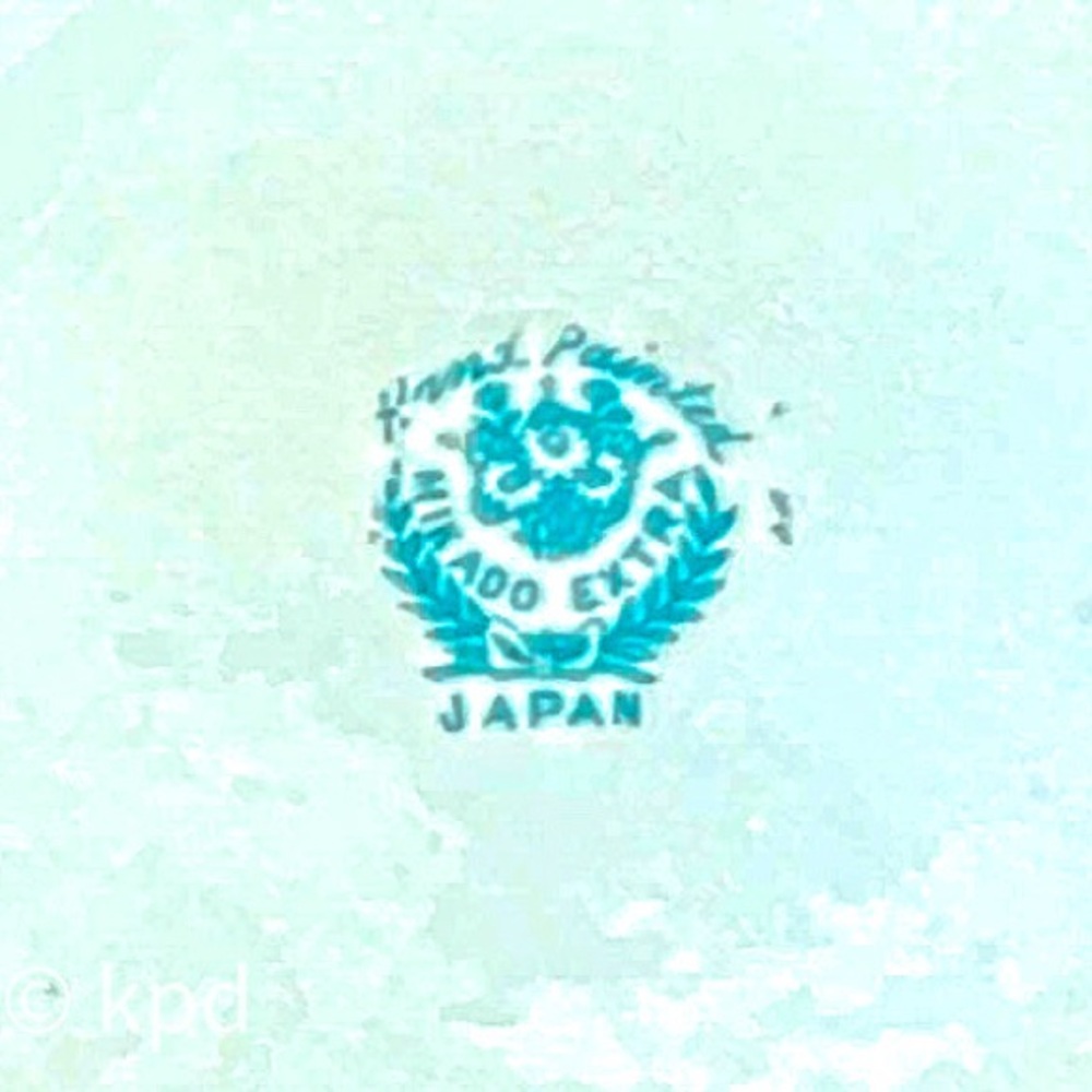 Vintage 3 Pc Sugar & Creamer Mikado Extra Hand Painted, including Gold Beading - Picture 10 of 10